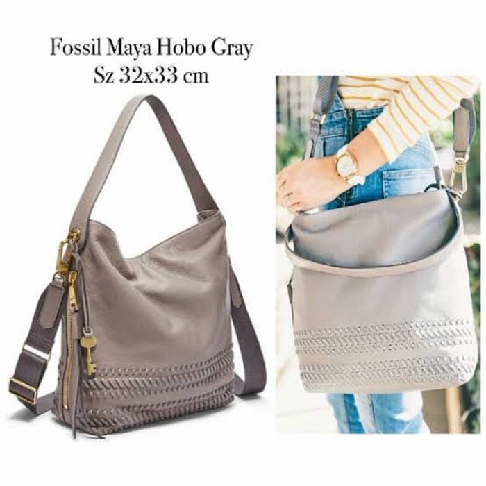 Fossil maya sale hobo grey