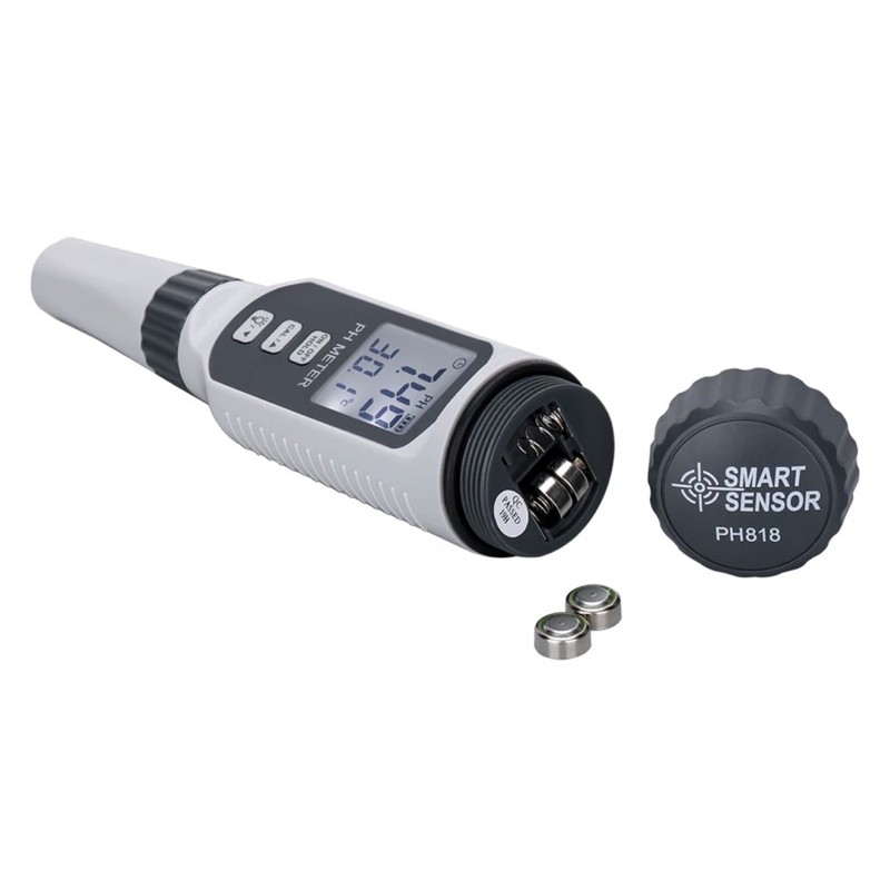 Jual Smart Sensor PH818 Pen Type PH Temperature Meter Portable PH Water ...