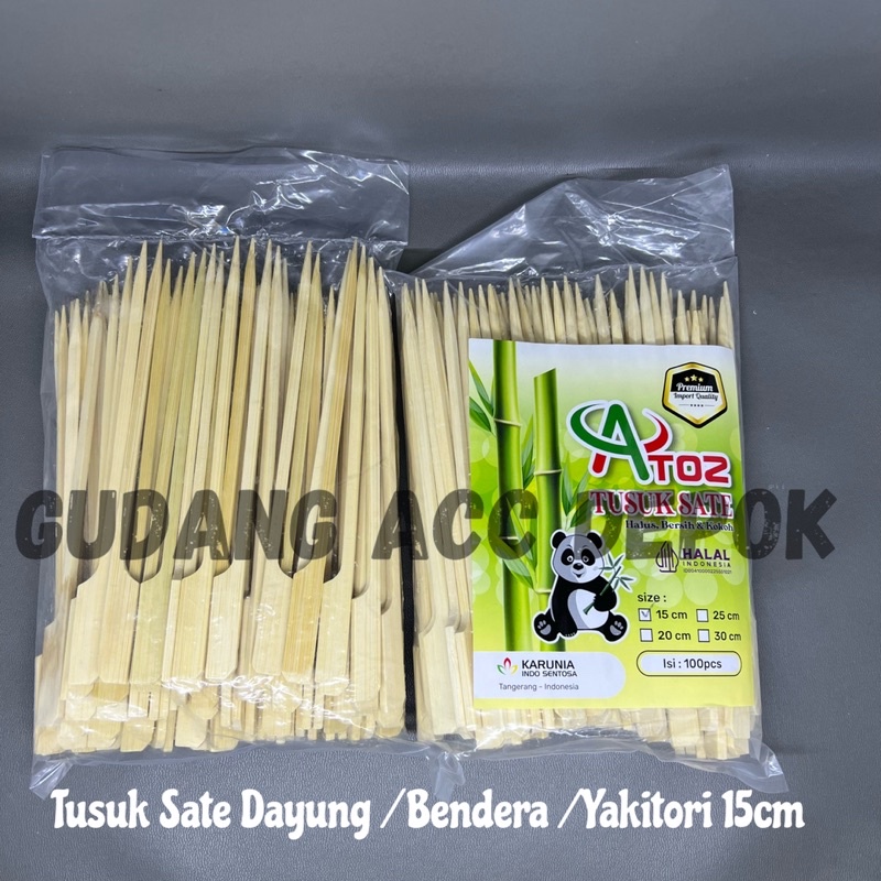 Jual Tusuk Sate Dayung Tusuk Sate Yakitori Flag Tusuk Bendera 15cm