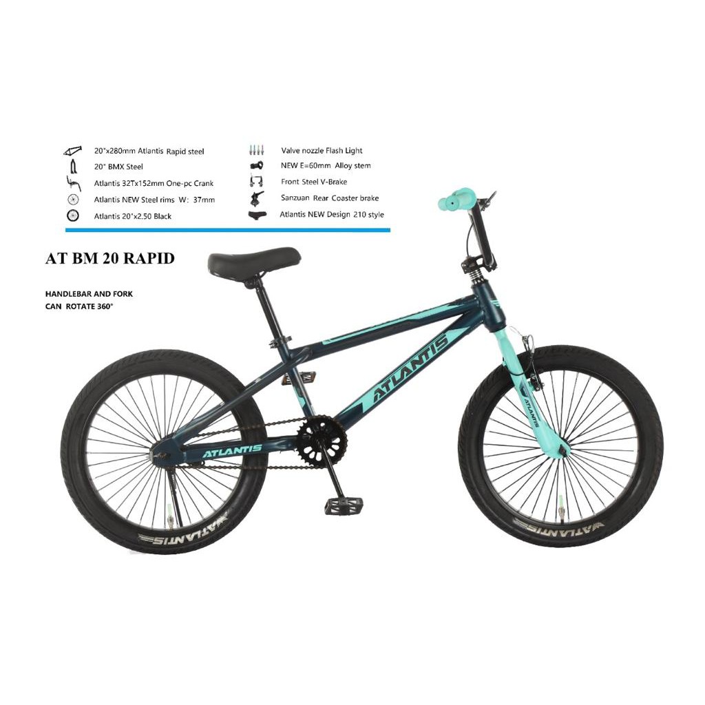 Jual SEPEDA BMX FAT BIKE ATLANTIS RAPID 20
