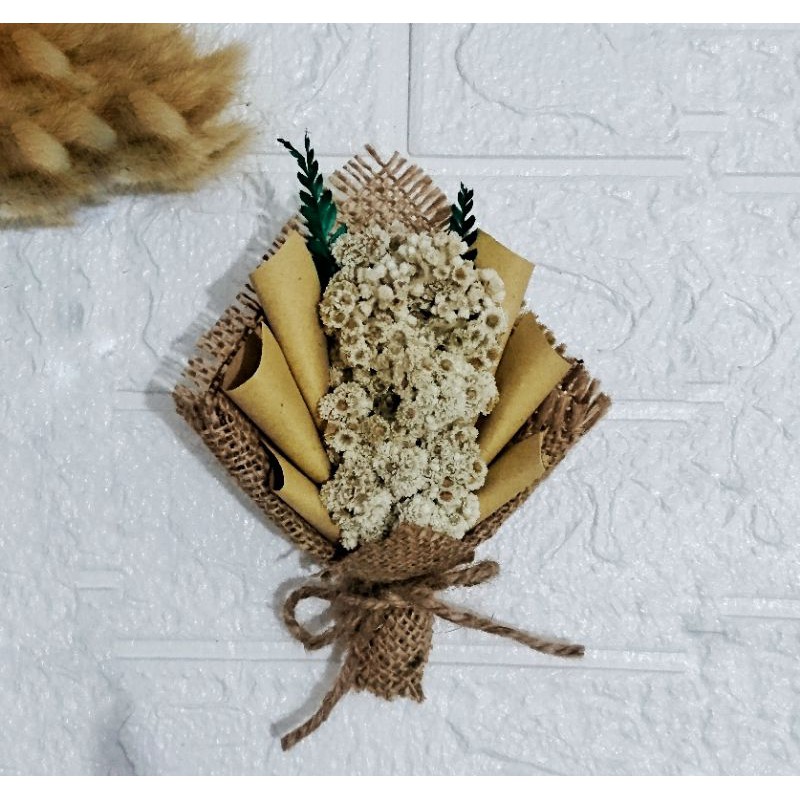 Jual Dried Flower Bouquet Buket Bunga Abadi Kering Shopee Indonesia