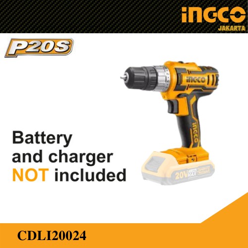 Jual BOR CORDLESS 20V UNIT ONLY/ MESIN BOR BATERAI KAYU CORDLESS INGCO ...