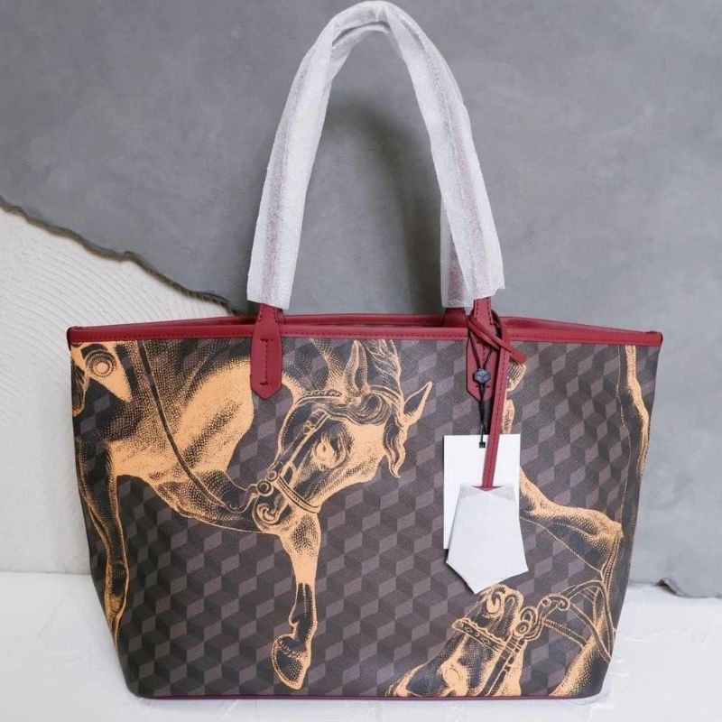 Jual (NEW) Loup Noir Shopper Tote Cheval Small brown Safron Shopee