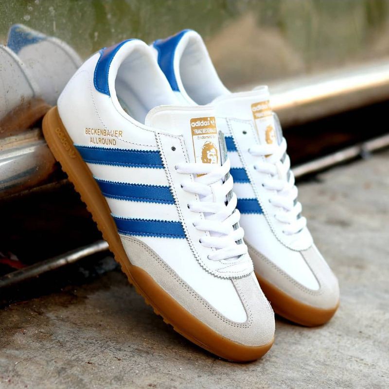 Adidas beckenbauer allround outlet white blue