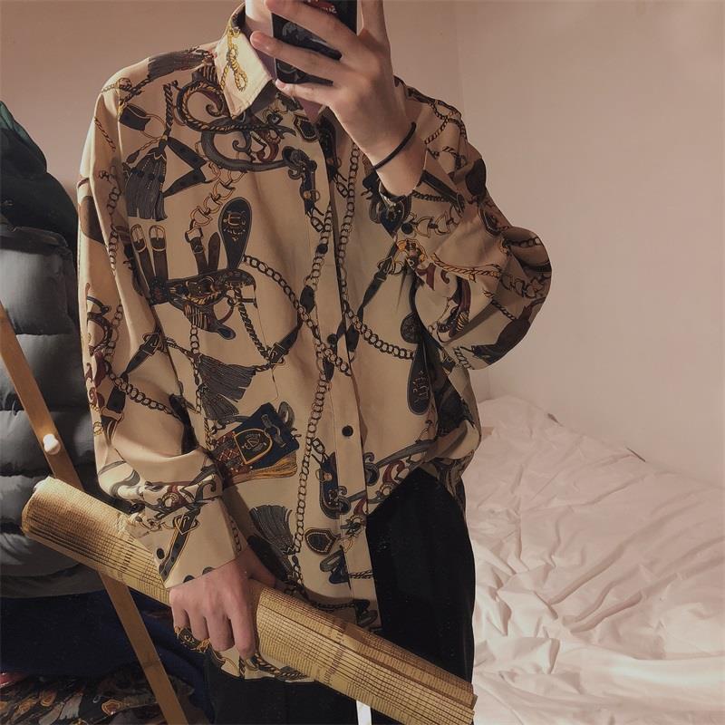 Jual Ruffian Printed Shirt Men's (S-2XL) | Shopee Indonesia