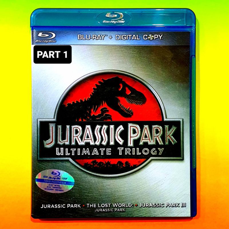 Jual KASET BLU RAY FILM JURASSIC PARK ULTIMATE TRILOGY FILM