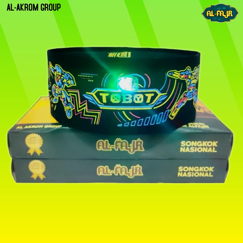 Jual Peci Songkok Kopiah Karakter Anak dengan Lampu LED Murah ...
