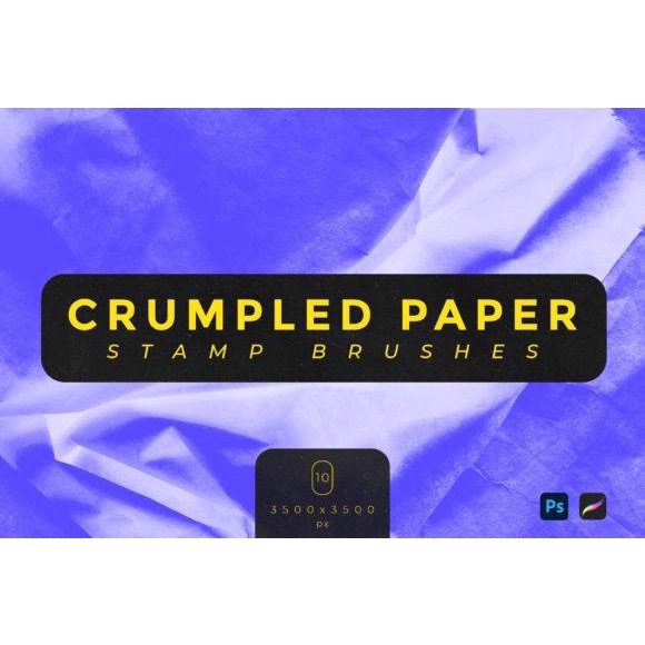 Jual Procreate Brush - Crumpled Paper Stamp Brushes | Shopee Indonesia