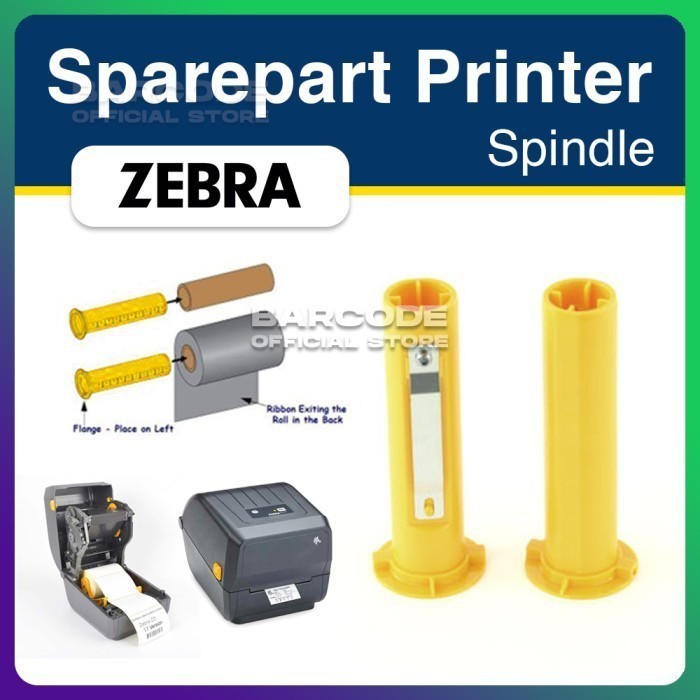 Jual DUDUKAN GULUNGAN CORE RIBBON 300 METER ZEBRA ZD220T ZD888T ZD230T