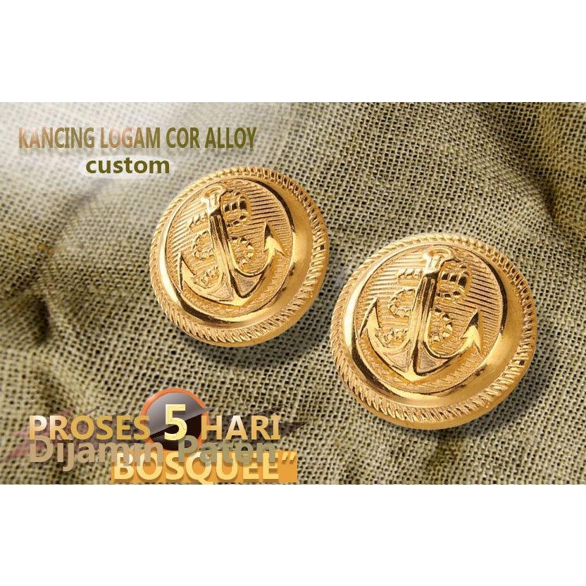Jual Produsen kancing bahan logam alloy dan besi cor anhas desain ...