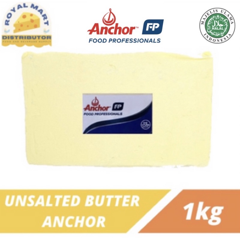 Jual PROMO!! UNSALTED BUTTER ANCHOR BLEND 1KG /BUTTER UNSALTED/BUTTER