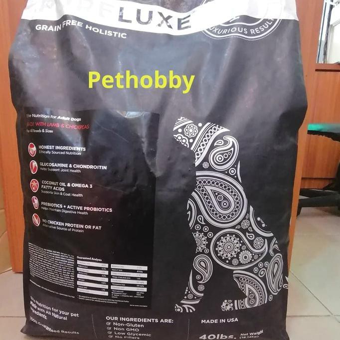 Jual Dog Food Pureluxe Adult Lamb 40 lbs ( 18 kg) Shopee Indonesia