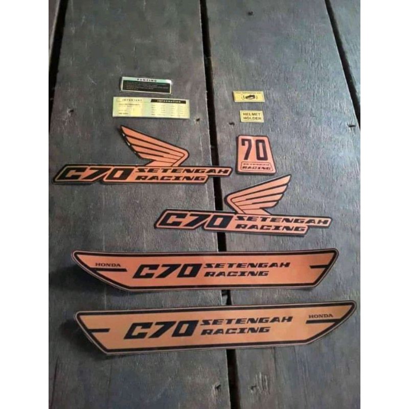 Jual Stiker c70 standart lengkap satu set | Shopee Indonesia