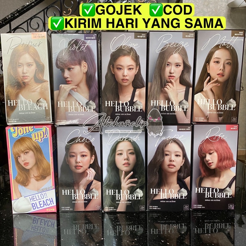 Jual [READY-GOJEK-COD] Mise en scene Hello Bubble hair color X