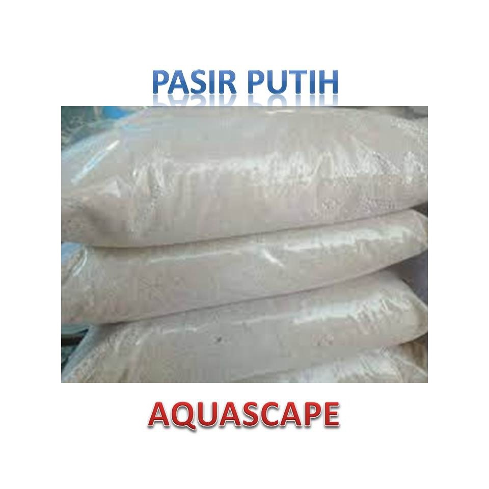 Jual Pasir Silika Putih Aquarium Aquascape 5 Kg Pasir Silika Halus