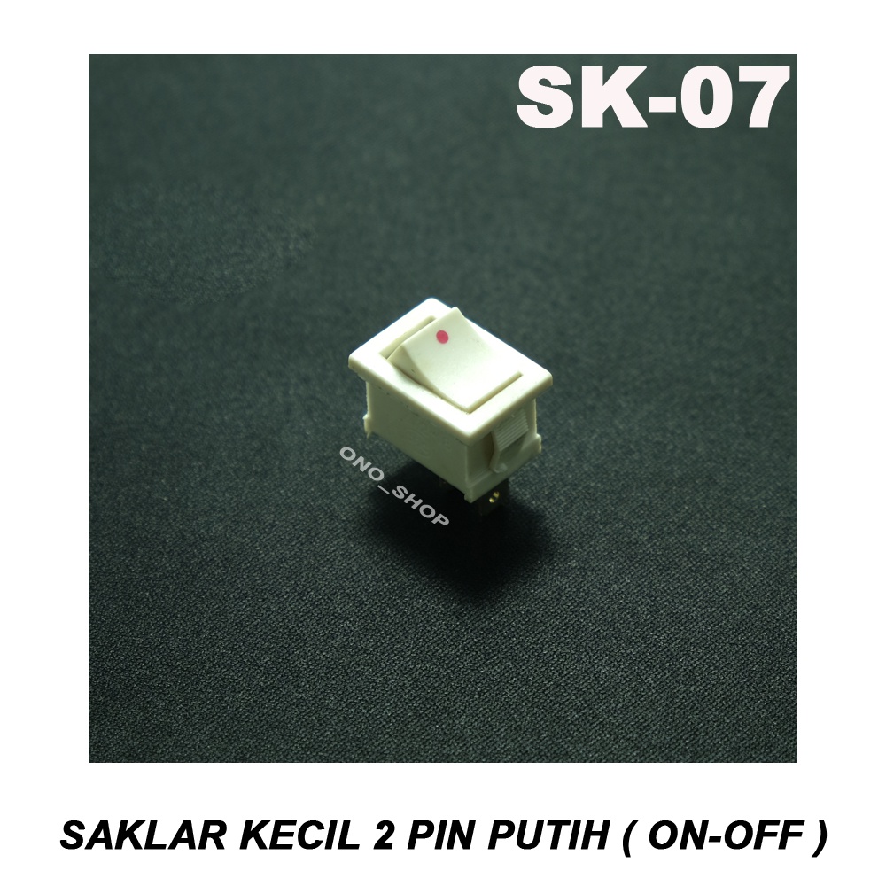 Jual Saklar Kecil 2 Pin Putih ( On-Off ) | Shopee Indonesia