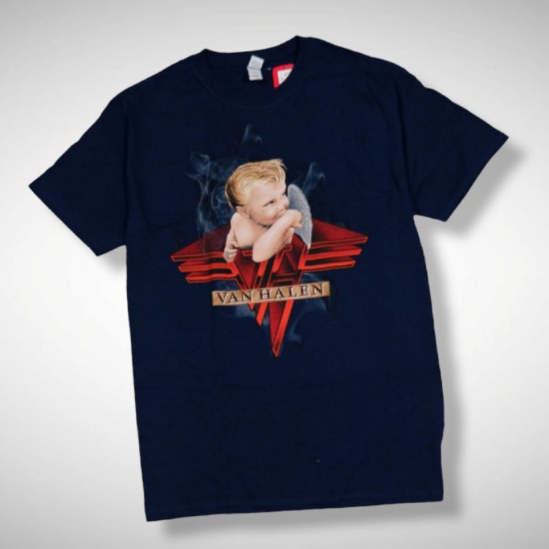 Jual KAOS BAND OFFICIAL VAN HALEN SMOKING BABY Shopee Indonesia
