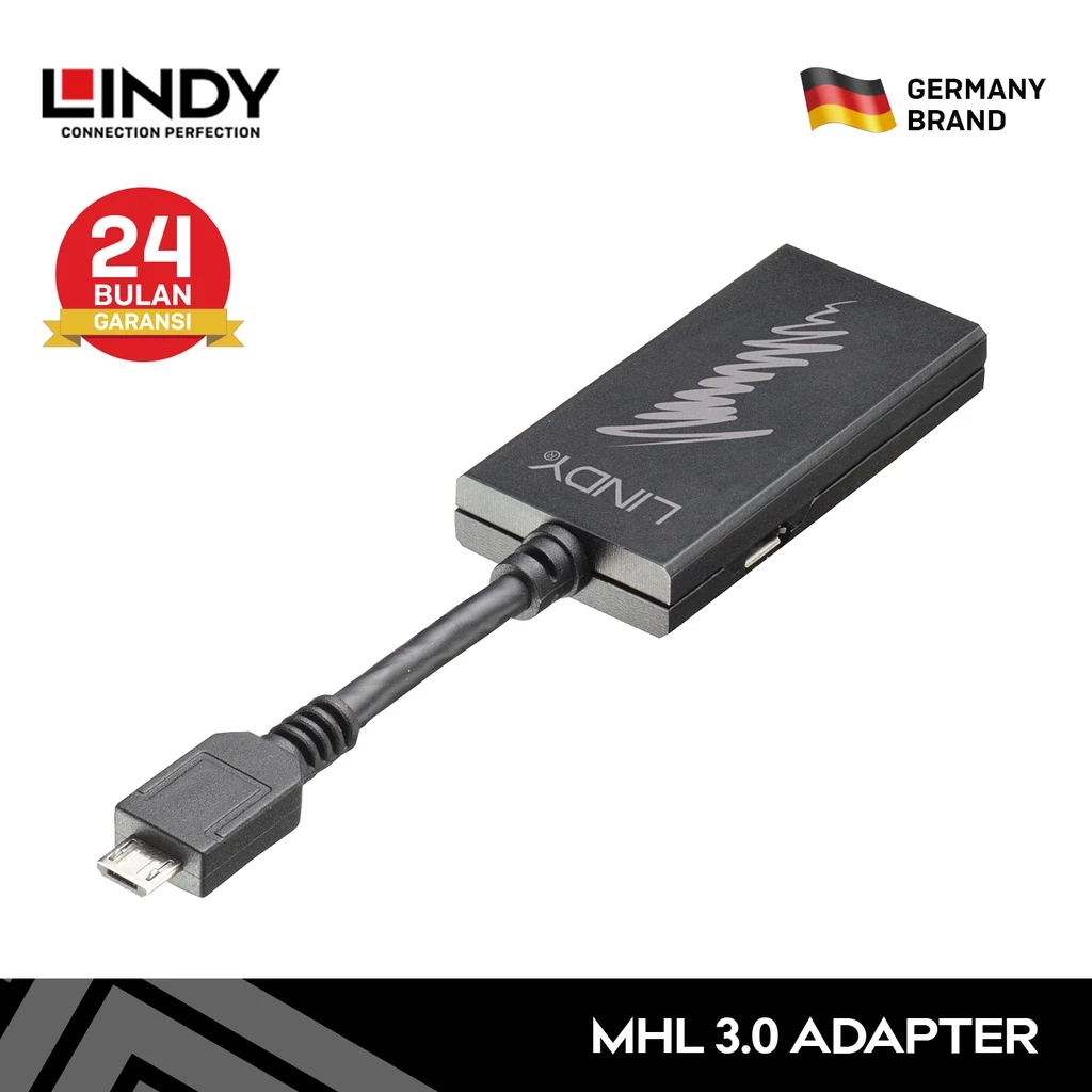 LINDY MHL 3.0 Micro USB to HDMI 4K Active Adapter Converter Android
