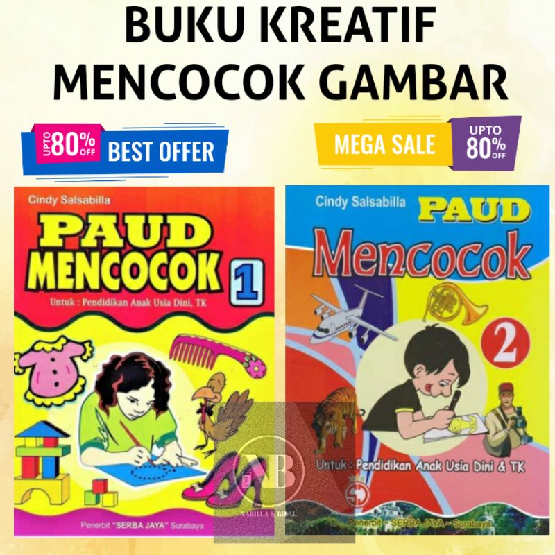 Jual BUKU PAUD MENCOCOK KREATIFITAS ANAK ANAK SERBA JAYA | Shopee Indonesia