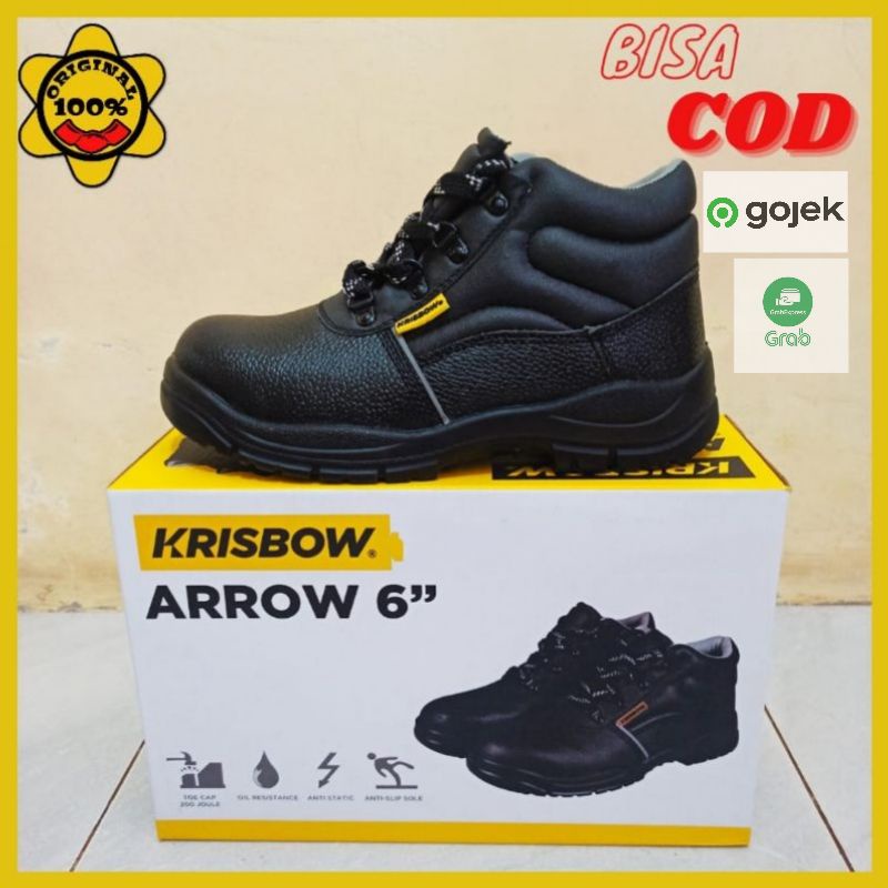 Jual Sepatu Safety Krisbow Arrow 6 Inch Sepatu Kerja Shopee Indonesia