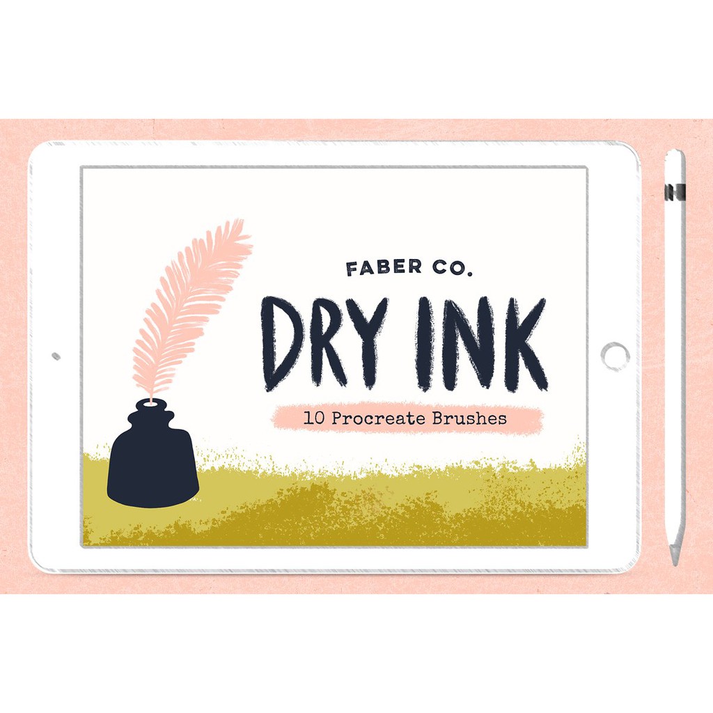 Jual Procreate Brush - Dry Ink Procreate Brushes | Shopee Indonesia