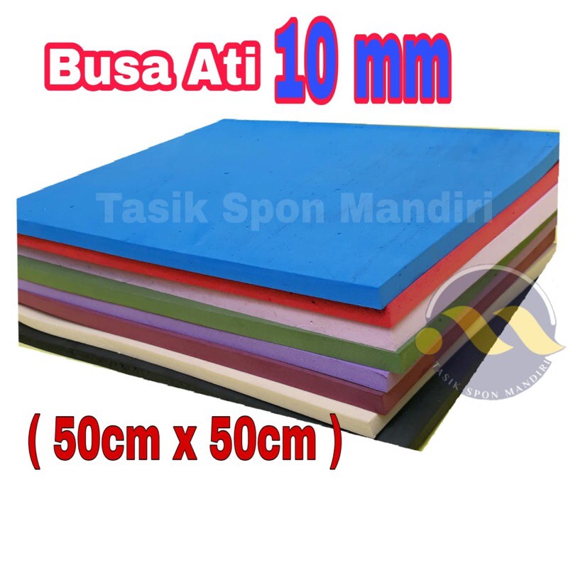 Jual Busa Ati 10mm 50x50cm Spon Eva Eva Foam Busa Hati 10mm