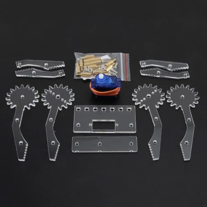 Jual Robot Gripper Claw Capit Arm Manipulator Robot Arduino Raspberry ...