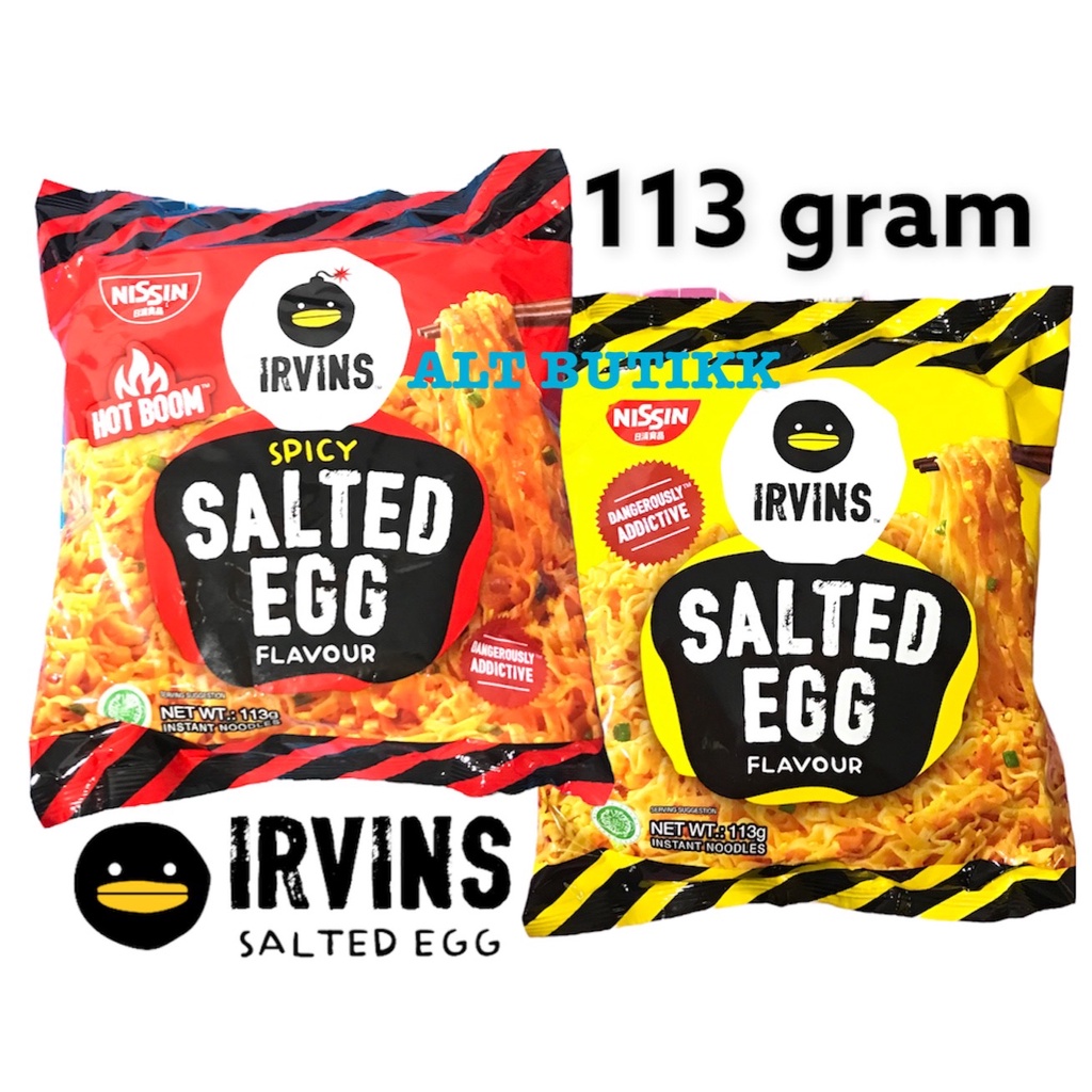 Jual IRVINS X NISSIN SALTED EGG INSTANT NOODLES 113 GR | ORIGINAL ...