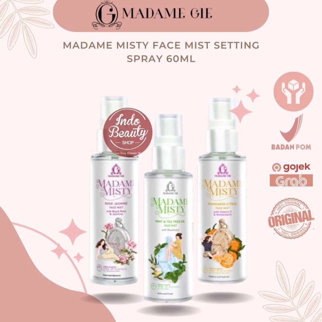 Jual Madame Gie Madame Misty MakeUp Face Mist Setting Spray (BPOM