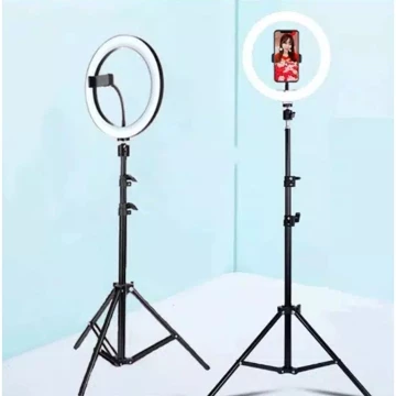 PAKET TRIPOD Ringlight LED 3 Warna Ukuran 26cm Bonus Holder U
