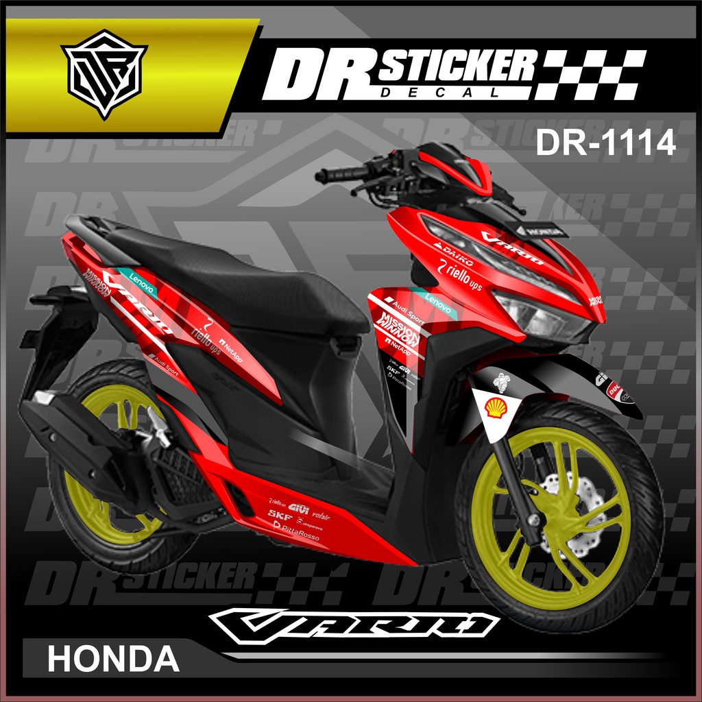 Jual Decal Vario Full Body Dekal Sticker Custom Vario New Desain Mission Winnow