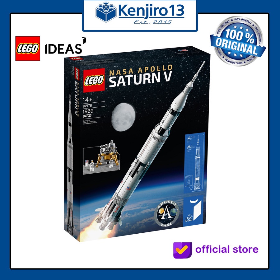 Jual Lego Ideas 92176 NASA Apollo Saturn V ( Relauch ) | Shopee Indonesia