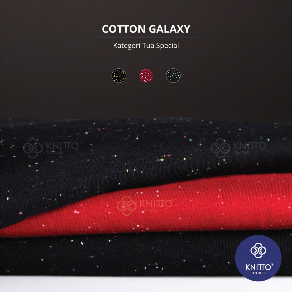 Jual Kain Cotton Galaxy 30s Kategori Warna Tua Special Bahan Kaos