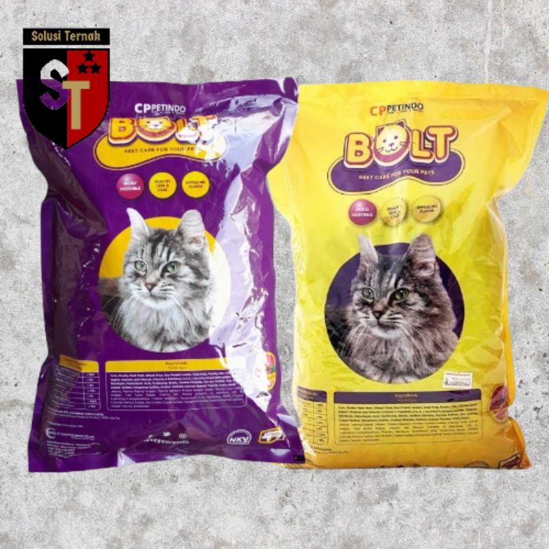 Jual Makanan Kucing Bolt Cat Food Salmon Tuna Shopee Indonesia