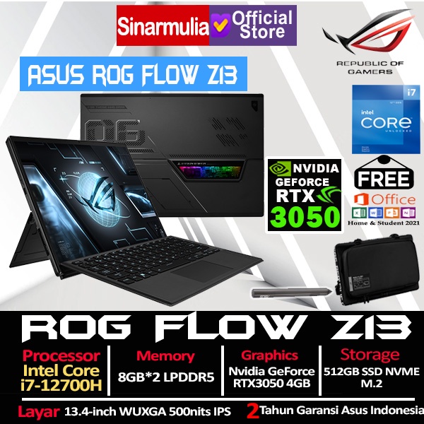 Jual Asus Rog Flow Z Gz Zc I H Gb Ssd Gb Rtx Win Ohs Shopee Indonesia