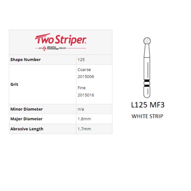 Jual PREMIER TWO STRIPER DIAMOND BUR POLISHING ( WHITE STRIP