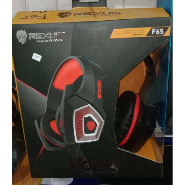 Headset gaming rexus discount f65