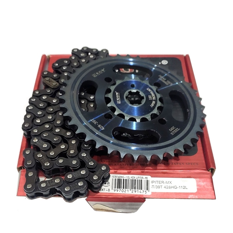 Jual GEAR PAKET KGW JUPITERMX 15/39T(428HG112L) Shopee Indonesia