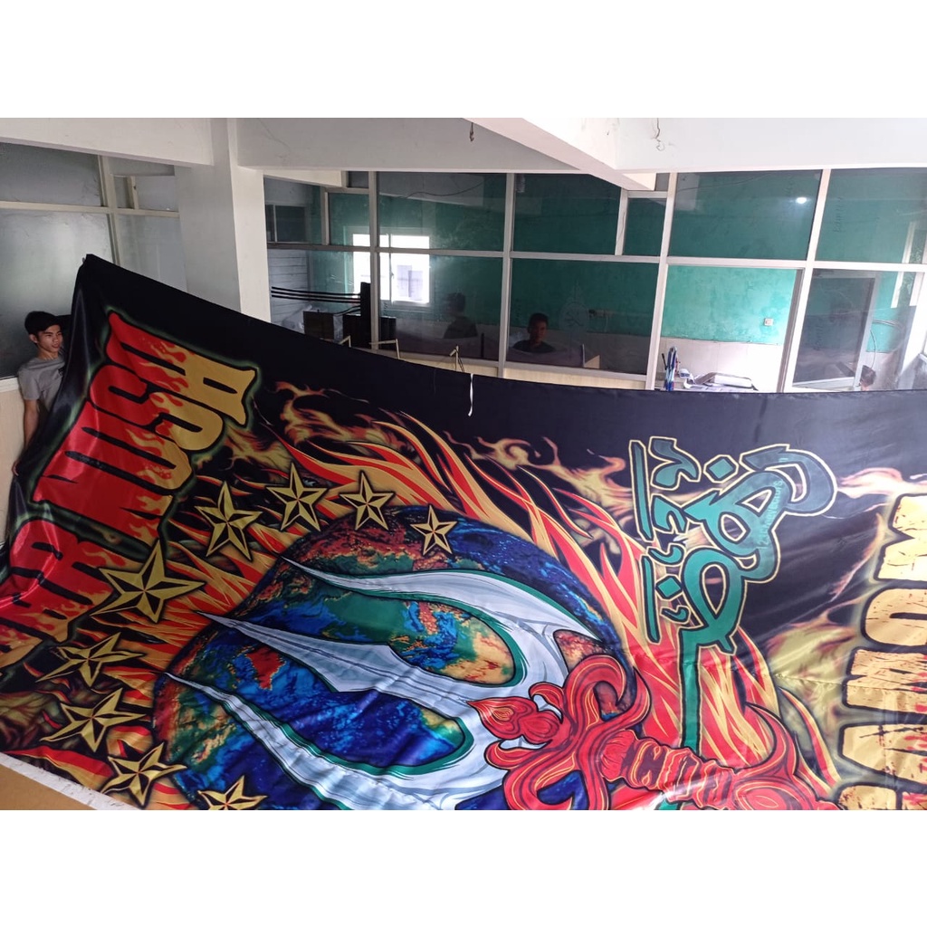 Jual Cetak Bendera Printing Custom Bebas Satuan / Mini Flag Motif ...