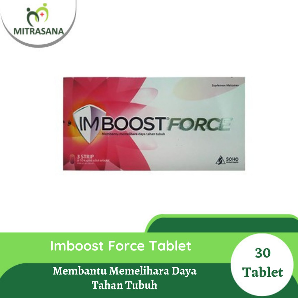 Jual Imboost Force 30 Tab - Multivitamin Daya Tahan Tubuh | Shopee ...