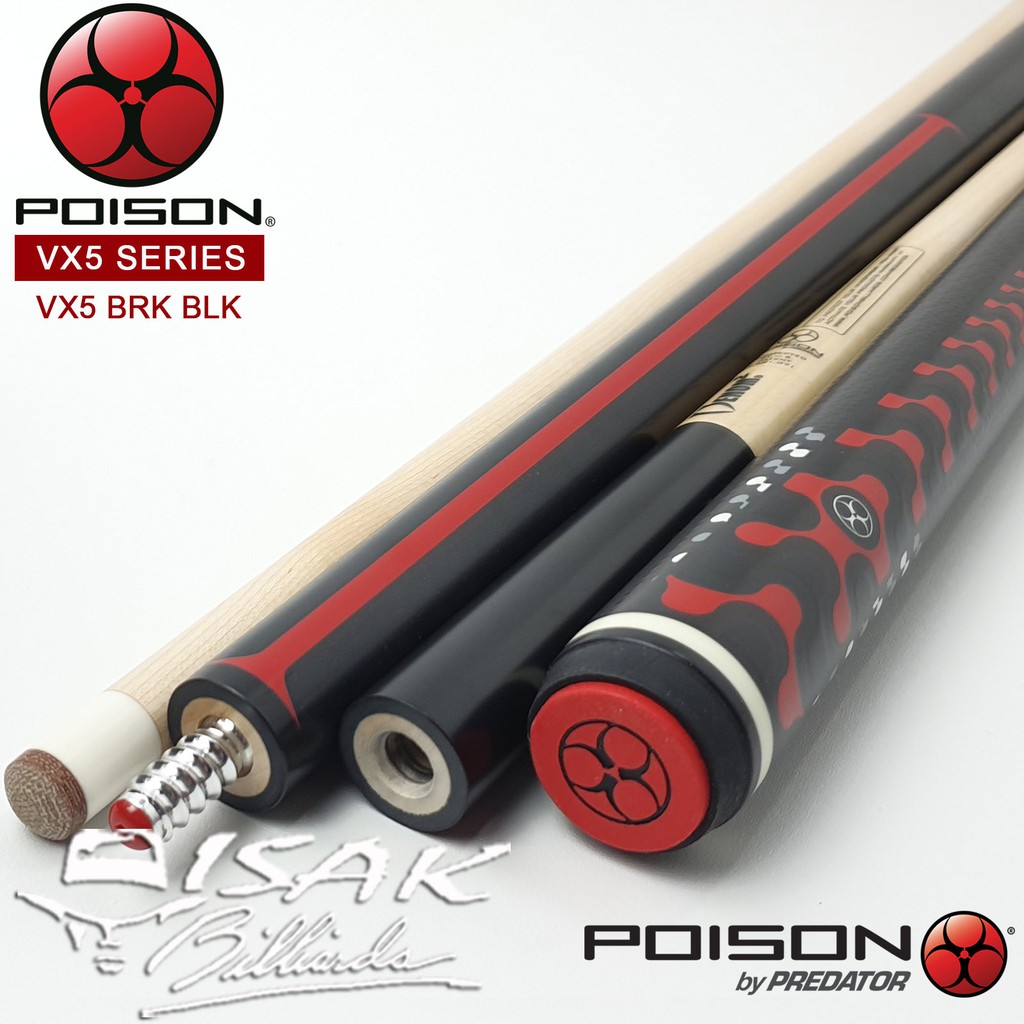 Jual Poison VX5 BRK BLACK - Break Cue Stick Brek Billiard Stik Biliar ...