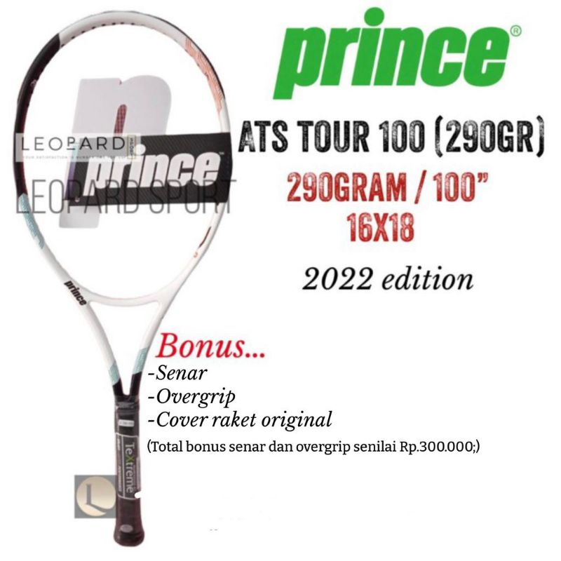 Raquette De Tennis Prince TXT ATS Tour 100 – 310g, Tamis 645 Cm², Adulte, Neuve