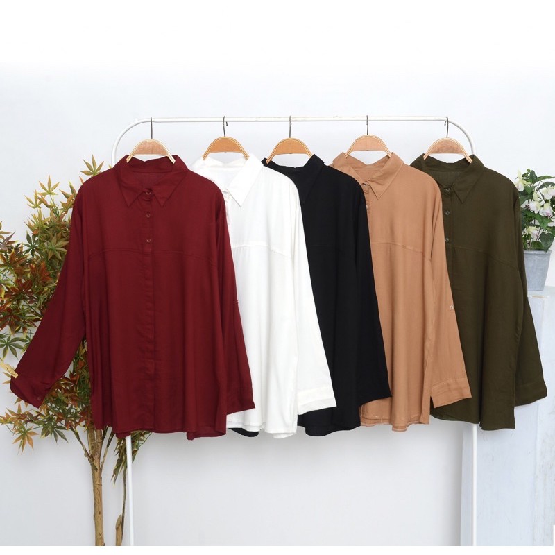 Jual KEMEJA BASIC PREMIUM | Shopee Indonesia