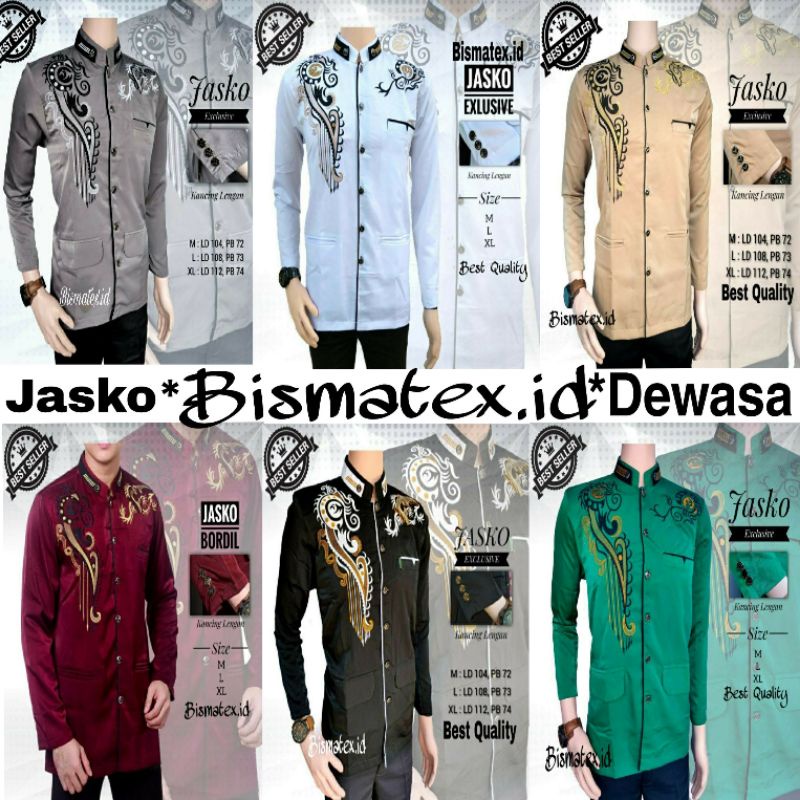 Jual JASKO BORDIR BEST SELLER/JASKO/Jaskoko/JAS KOKO DEWASA/Jasko ...