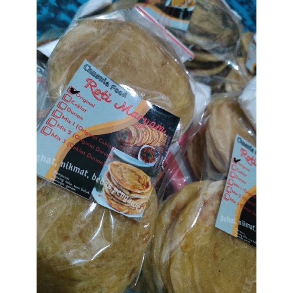 Jual Roti Maryam Ukuran Mini (variant rasa original, coklat dan durian ...