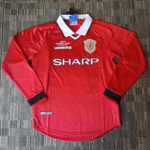 Manchester United Home UCL Camiseta de manga larga 2007/08 - Maxi Kits