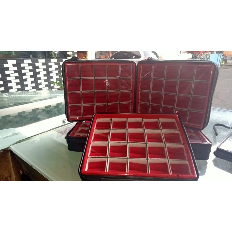 Jual TAS KOTAK BATU CINCIN Permata dan batu akik PELINDUNG CINCIN ISI ...