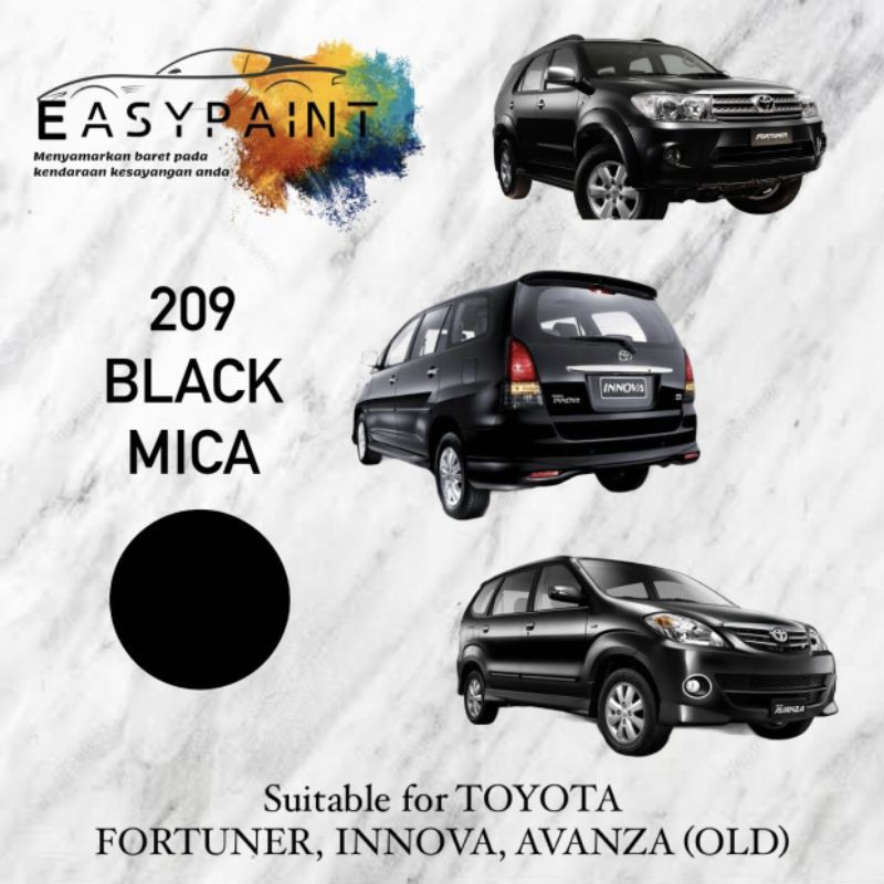 Jual Cat Oles Penghilang Baret Black Mica 209 Toyota Innova, Avanza ...