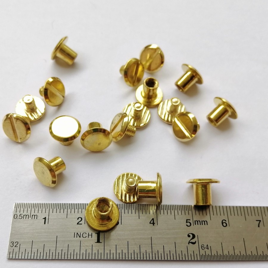 Jual M2 Baut Skrup Screw Paku Rivet GOLD - Baut Agenda | Shopee Indonesia