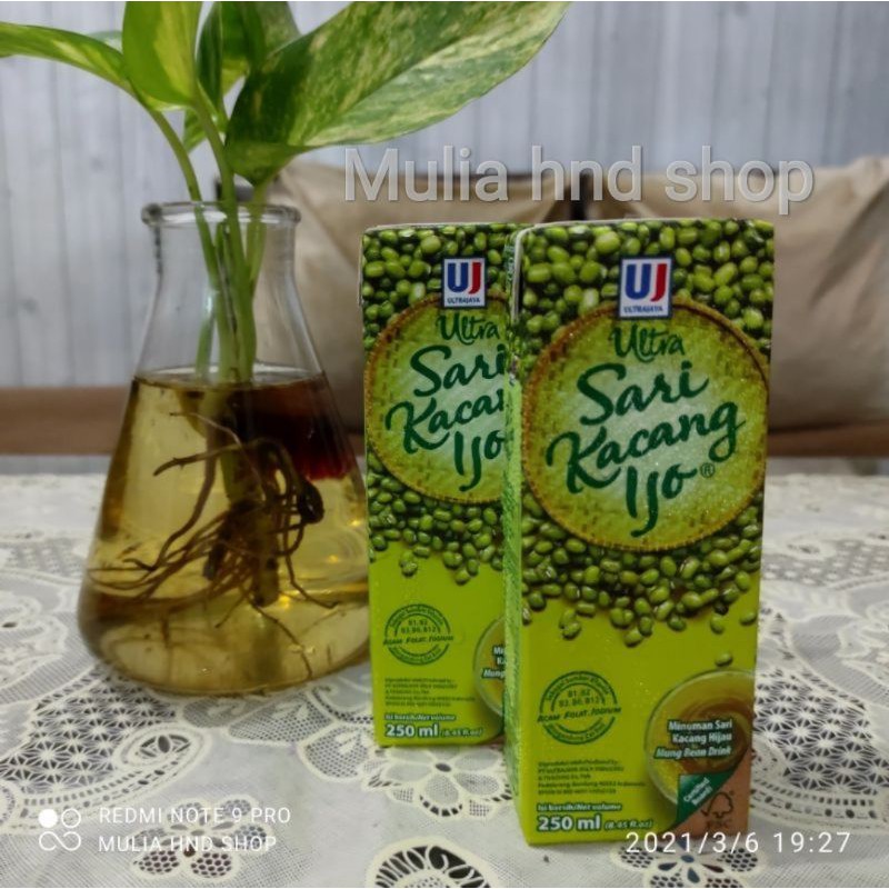 Jual Ultra Sari Kacang Ijo 250ml Shopee Indonesia